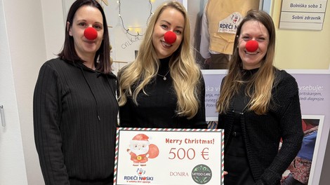Tattoo Care tik pred božičem z dobrodelno gesto razveselil Rdeče noske