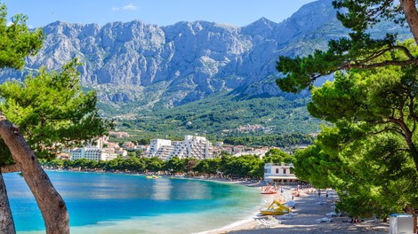 Plaža v Makarski.