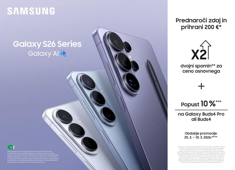 Slovenci ustvarimo več vsebin kot kadarkoli. Zato je tukaj novi zmogljivi telefon