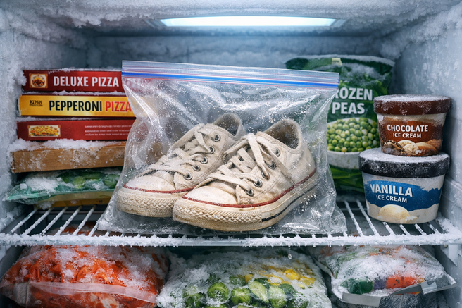 Trik, ki je navdušil splet: svoje teniske položite v zamrzovalnik, kar bo sledilo, vas bo povsem presenetilo