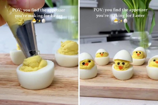 Preprost trik za "polnjena jajca": preizkusite ga in navdušite goste na velikonočnem zajtrku