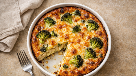 Preprosta, zdrava in polna beljakovin: tako pripravite božansko slano pito, za katero ne potrebujete mesa