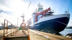 Polarstern ladja raziskovanje antarktika otok zemljevid senzacija presenecenje