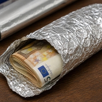 Ste slišali za to? Nekateri ljudje denar zavijajo v aluminijasto folijo - razlog, ki se skriva za tem, pa je bolj praktične narave