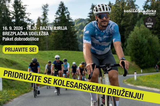 Coffee Ride se vrača: 16. septembra ponovno kolesarimo skupaj