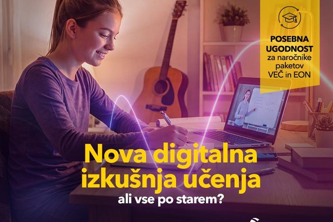 Telemach v svojo ponudbo dodaja storitve za podporo učenju mladih